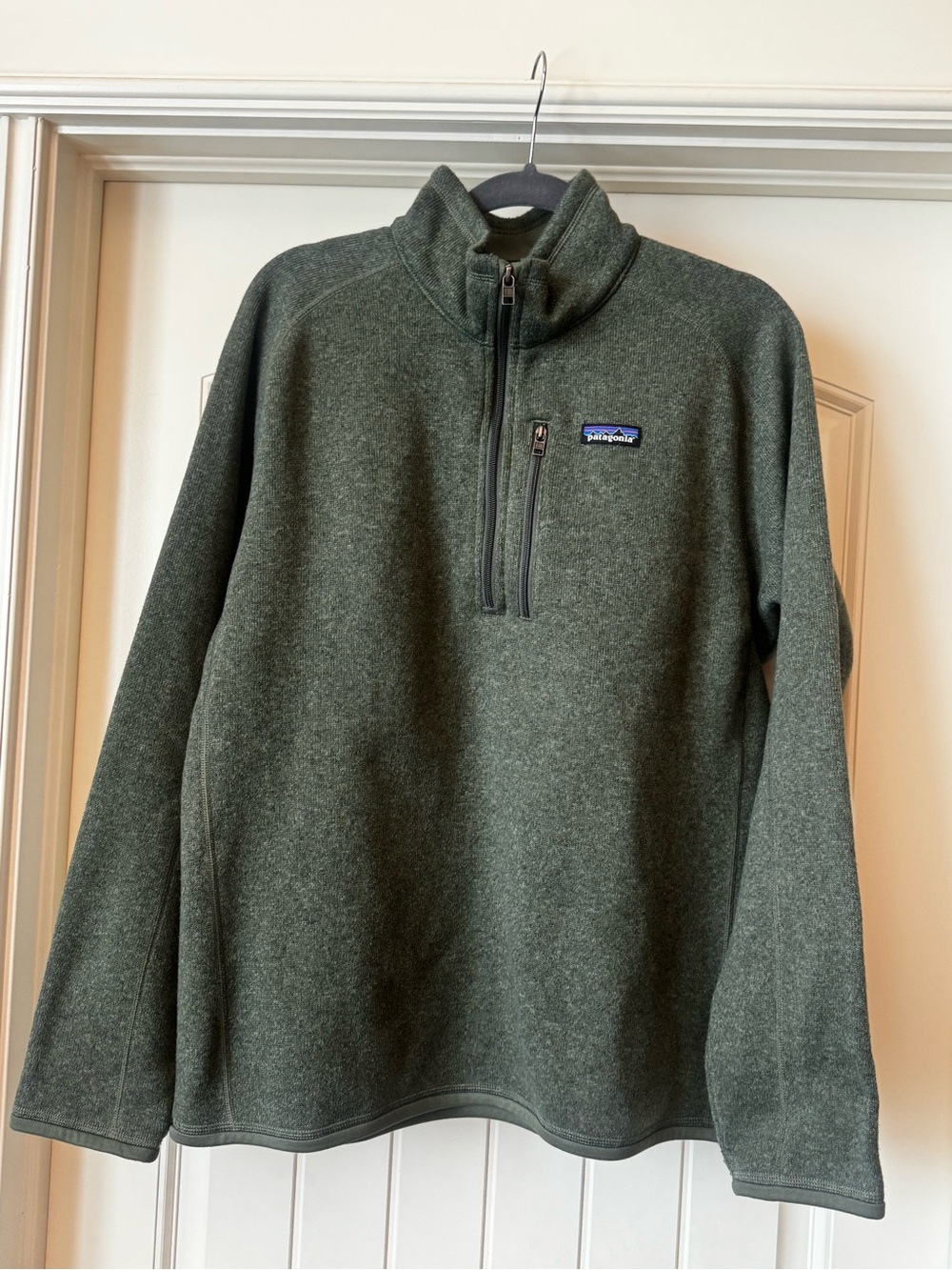 Patagonia Men's Green Quarter-Zip Better Sweater Fleece Pullover